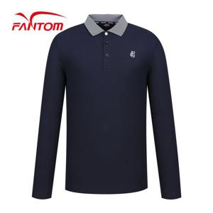 [팬텀] 남성 카라 포인트 긴팔 티셔츠