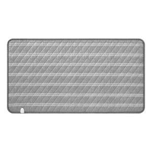 눕자 1인용 싱글 탄소매트 전기매트 그레이 100X180cm