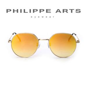 필립아츠 선글라스 PA5002DS C1 남자 동그란 미러 렌즈