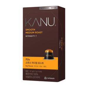 카누 네스프레소 호환캡슐 스무스미디엄로스트 57g(10캡슐)