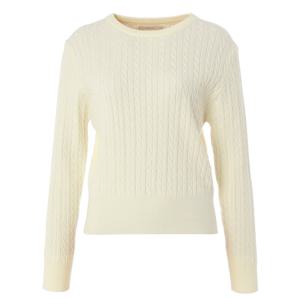 [에이비에프지]라운드넥 꽈베기긴팔니트 APY5HW31G