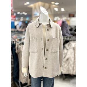 소고 세이브존01 가슴 포켓 울 캐시 하프 재킷 TJ4GA110