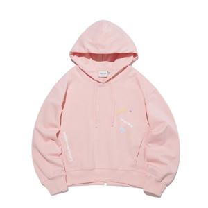 [인터크루]우먼스 스몰 키치 크롭 후드풀오버 핑크 ITY1TH52APK