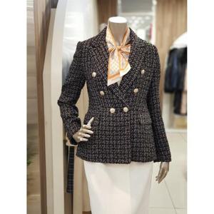 미니멈 세이브존01 미니멈 더블 버튼 트위드 재킷 MYAGWJ1060