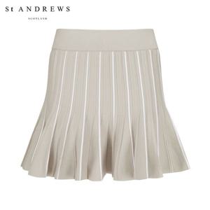 [세인트앤드류스] 여성 스트라이프 니트 플레어 큐롯 스커트