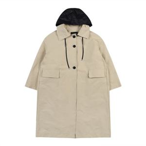 [코데즈컴바인] 배색후드 싱글 트렌치 (CJA-CT501W2)