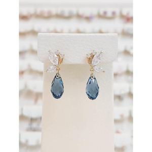 볼라레 세이브존03 바이올렛 나비 명품 귀걸이 SAVLE852