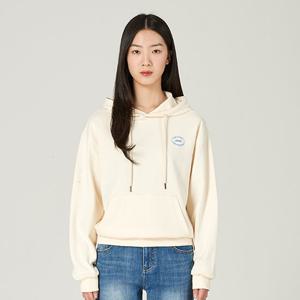 공용)원형 나염 특양면 맨투맨 후드 티셔츠 AO1WTS242-CR