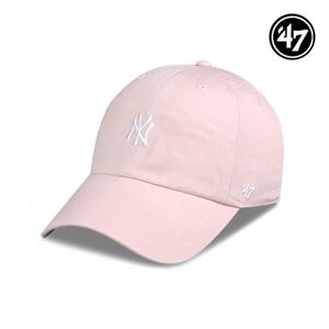 47브랜드 뉴욕 양키스 NY 스몰 로고 MLB 엠엘비 볼캡 야구 모자 핑크 B-BSRNR17GWS-PK