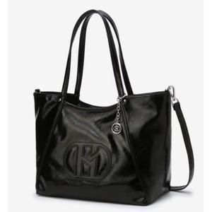 [헤지스ACC] 블랙 로고배색 숄더백 HIBA4E528BK