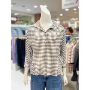 소고 세이브존01 체크패턴블라우스 TJ2GA06