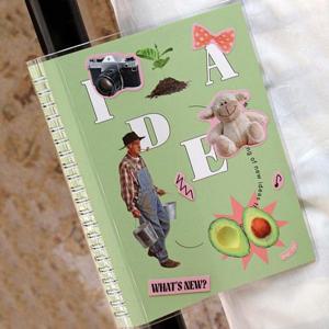 인디고 연습장 스토리지 아이디어 노트 V.2 (올리브)