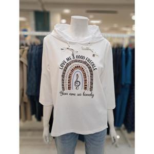 아르테 세이브존07 여성 프린트 후드 7부 티샤츠 DQBCWT950I