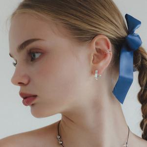 제이로렌 오픈 하트 실버 이어커프 M03941