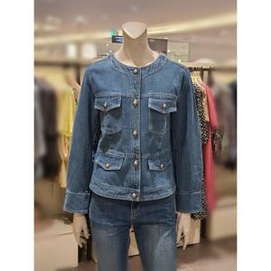 [트리아나][트리아나] 소고 라운드 포켓포인트 데님재켓AK1GA05