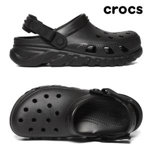 크록스 공용 듀엣 맥스 II 클로그 블랙 208776-001