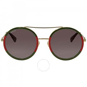 구찌 그린 그라디언트 라운드 여성용 선글라스 GG0061S 003 56