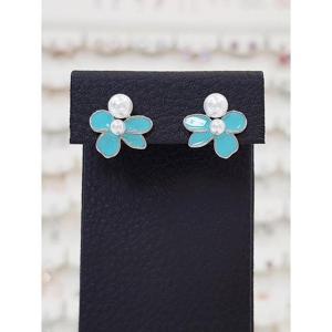 볼라레 세이브존03 볼라레 잠자리 꽃 에나멜 은침 귀걸이 SAVspe1175