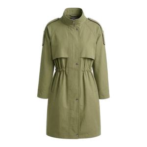 [GGPX]하이넥 허리 스트링 데일리 롱 긴팔 자켓 (GOCJK007D)