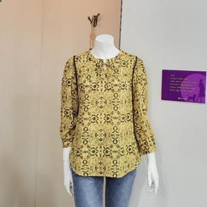 올리비아하슬러 DP01 에스닉 코튼 블라우스 OHDFBL105