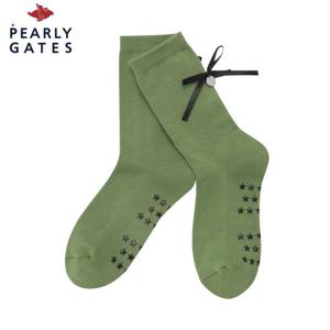 [파리게이츠] 파리게이츠 여성 스마일 리본 디테일 중목 양말 521D3SC006_KH