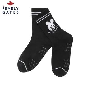 [파리게이츠] 파리게이츠 여성 컬러 라인 탈착 브로치 중목 양말 521D3SC004_BK