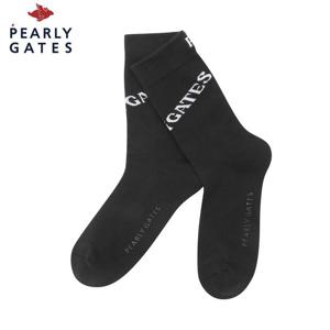 [파리게이츠] 파리게이츠 남성 레터링 포인트 중목 양말 511D3SC042_BK