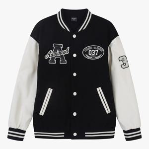 [유솔]패딩 배색 야구점퍼 ULJP24W04