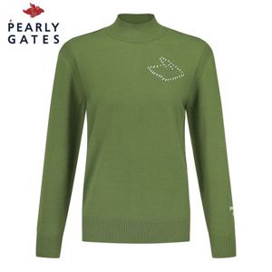 [파리게이츠] 여성 배색 스티치 바니 모크넥 니트