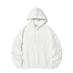 [인터크루]엠보 스킬 후드풀오버 O화이트 ITY3TH01AOH