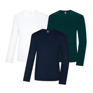 [콜핑]LD18 남자 봄 시원한 하이쿨 긴팔라운드티 KVT4362M