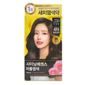 미쟝센 올뉴 샤이닝에센스 4N 짙은갈색 /염색약