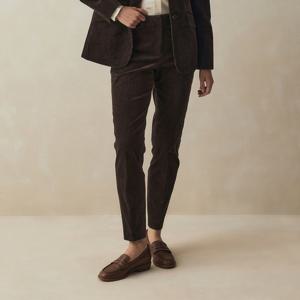 [브룩스브라더스] [여성] 슬림핏 코듀로이 팬츠 (브라운) (BBPCWF59914EF)