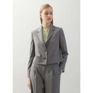 [쉬즈미스]미니멀 크롭 셋업 자켓 (SWSJKO11050)