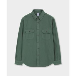 [브룩스브라더스] 슈퍼소프트 플란넬 셔츠 (다크그린) (BBTHMM3767JEF)