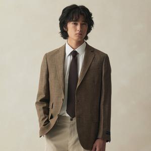 [브룩스브라더스] 클래식핏 트위드 2버튼 재킷 (라이트브라운) (BBJSMF47144EF)