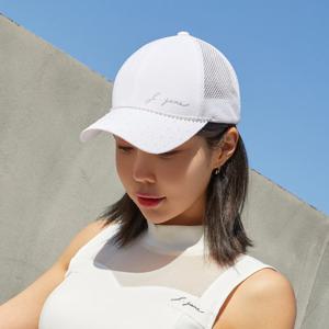 [제이제인] 여성 진주 메쉬 볼캡(White) 골프웨어