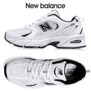 뉴발란스 공용 스니커즈 530 화이트 블랙 MR530EWB