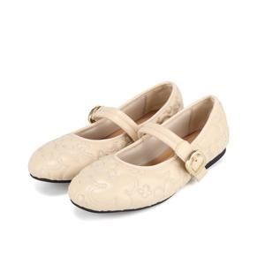 [바바라(슈즈)]양가죽 바바라 로고 퀼팅 메리제인 플랫 BBH546BK