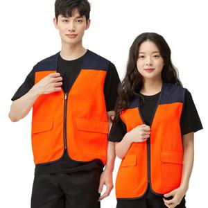 [미라클][루페코리아] T/C조끼 브이넥 조끼 마트 단체 행사 근무