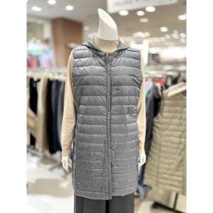 소고 세이브존01 니트 후드넥 구스 패딩 조끼 AH4VA07