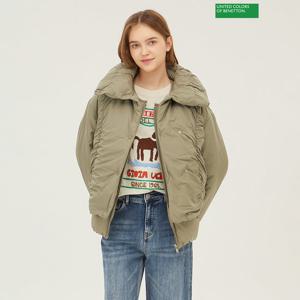 베네통 투웨이 셔링 패딩 BAPDG3361_KA