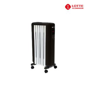 롯데 전자식 6핀 라디에이터 LOR-E06T/4평 리모컨 전기 라지에타