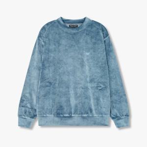 [엠포리오 아르마니 언더웨어]벨루어 이글 로고 라운지 맨투맨(0824336507)