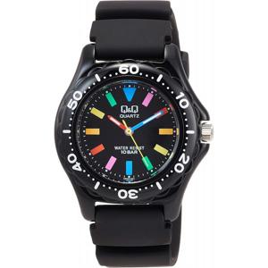 No Q&Q [시티즌 Q&Q] 시계 아날로그 방수 우레탄 스트랩 VR25-001 여성용 블랙