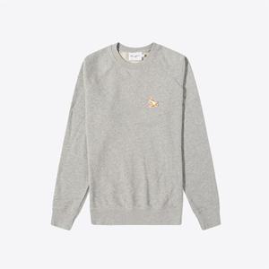 메종키츠네 공용 칠랙스패치 크루넥 맨투맨 멜란지그레이 GU00342KM0002 H150