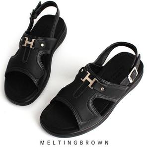 [멜팅브라운] 남자샌들 남성샌들 캐주얼샌들 남성가죽샌들 MX23