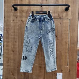 지프키즈 sh06 멀티 프린트 배기 데님팬츠 KO1DPU734
