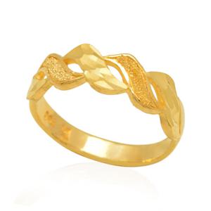 [골드모아] 여자 순금 반지 3.75g [멀티 웨이브컷]