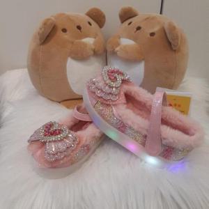 TALENTKIDS HC24 TS엔젤리LED털핑크공주구두 TSX71HSH08